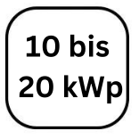 10 bis 20 kWp